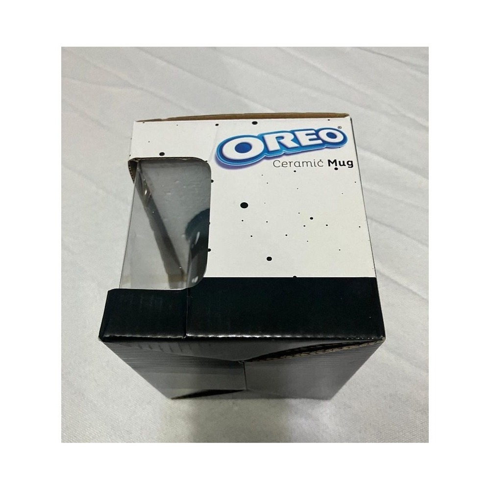 Oreo Ceramic Mug Black Edition Dipped Cookie Milk Splash Coffee Cup Culture Fly - Picture 3 of 8